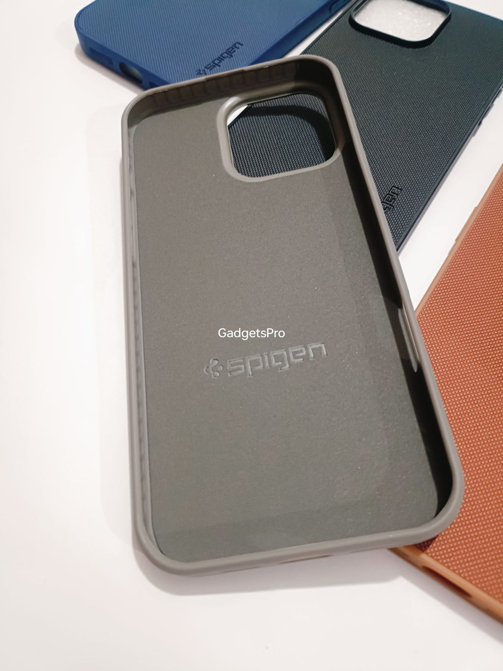 iPhone 16 Pro Max Premium Quality PU Spigen Leather Tecture Back cover