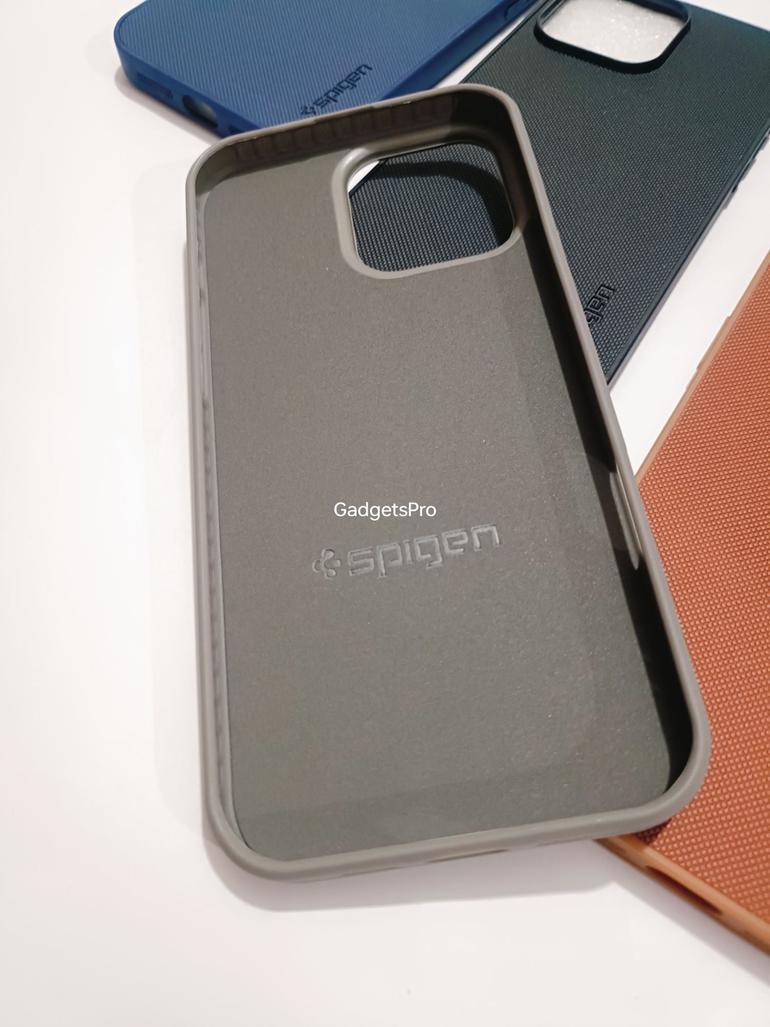 iPhone 16 Pro Max Premium Quality PU Spigen Leather Tecture Back cover
