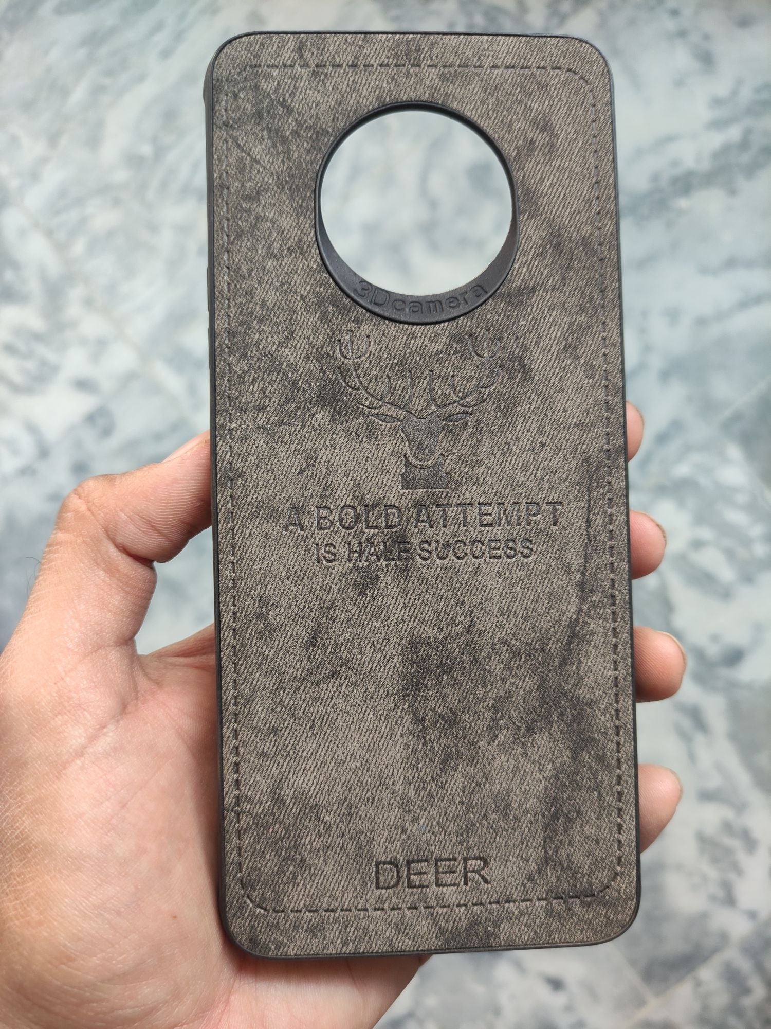 Infinix Note7 Soft Deer Fabrics Cloth back cover