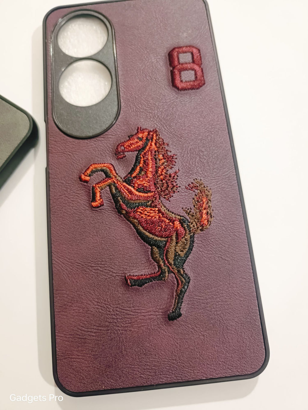 Oppo A60 4G Soft Silicone Embroidery Polo Back Cover