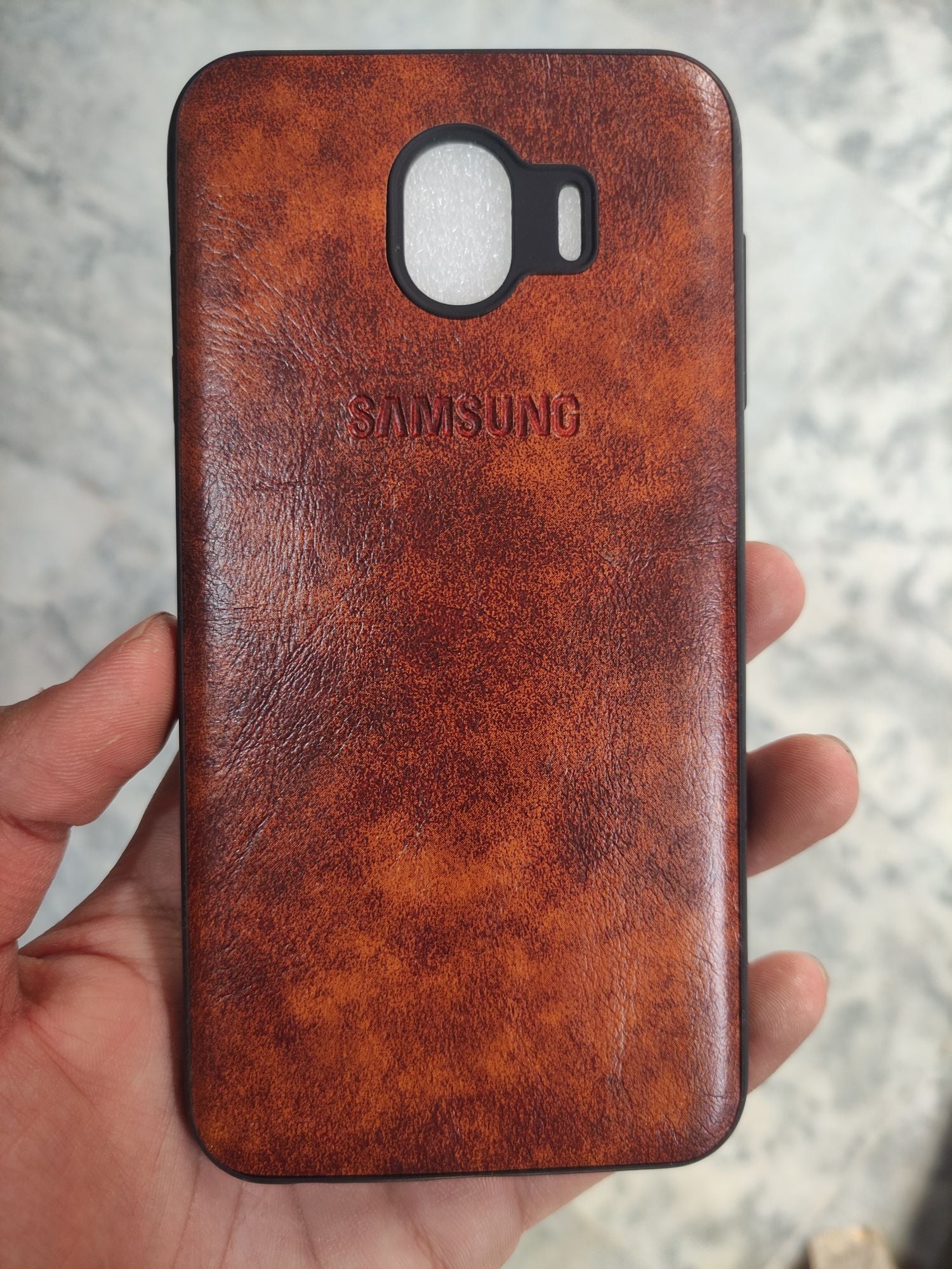 Samsung Galaxy J4 Soft Silicone Leather back cover