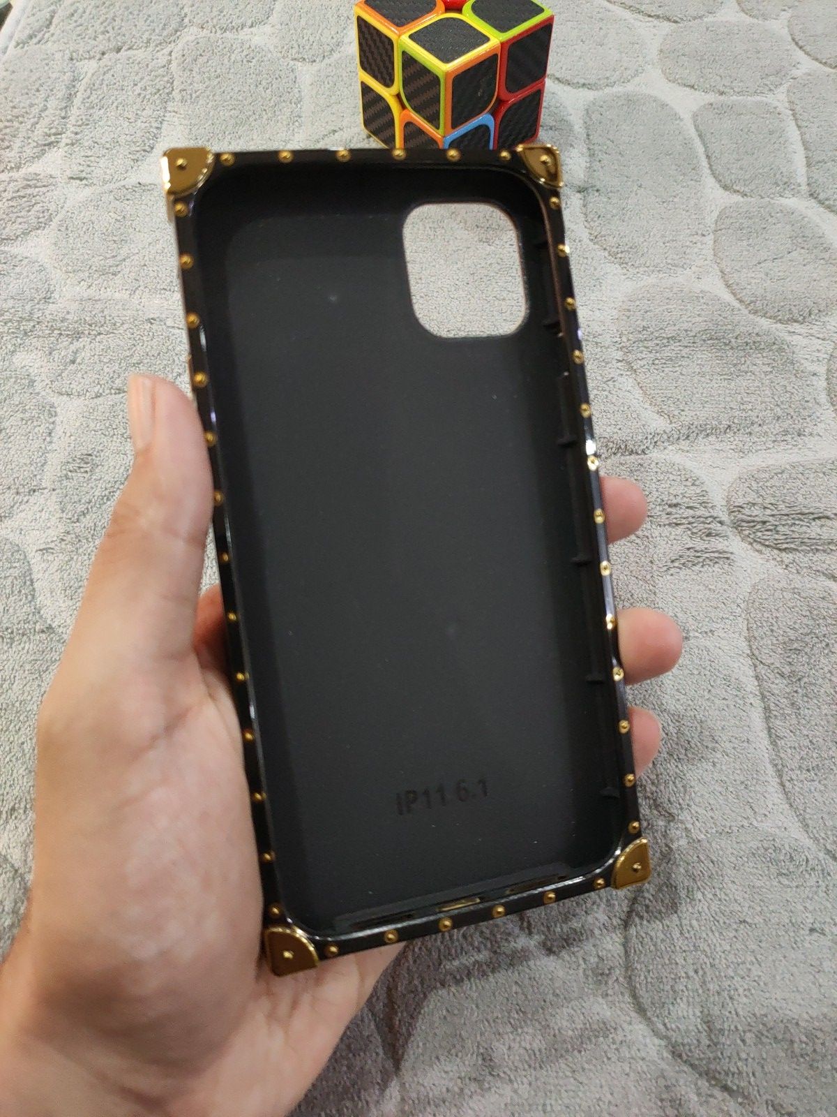 iPhone 11 Louis Vuitton Golden Fancy Back Cover