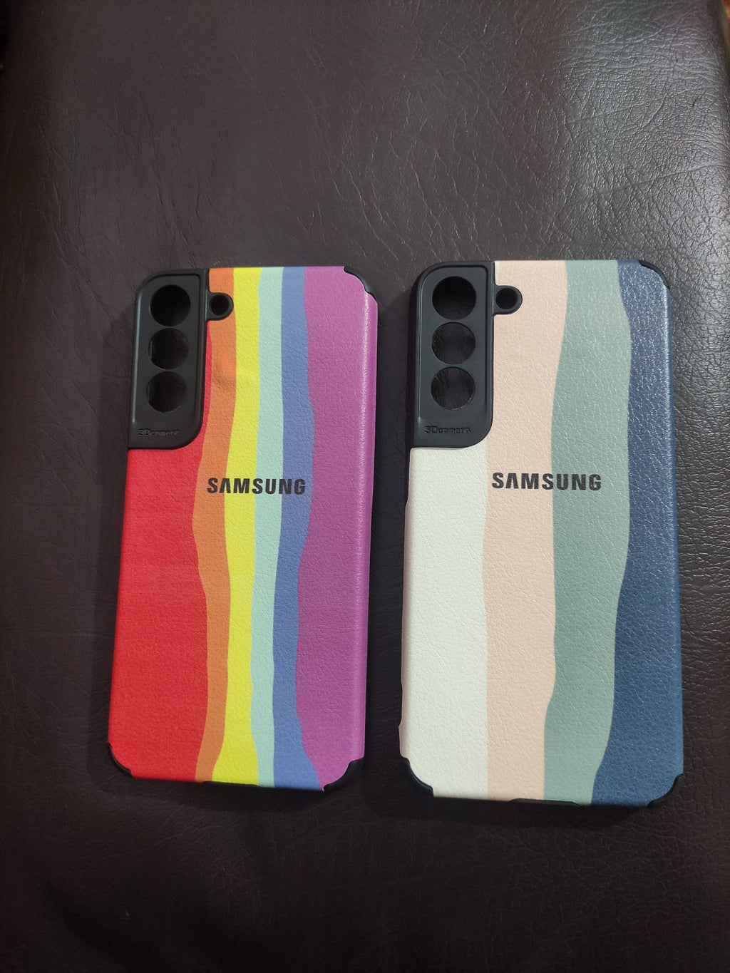 Samsung S22,S22Plus Soft Rainbow pattern case