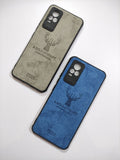 Vivo V21E 4G Soft Silicone Deer Fabric Back Cover