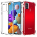 Samsung Galaxy A21S Clear TPU Corner Protection back cover