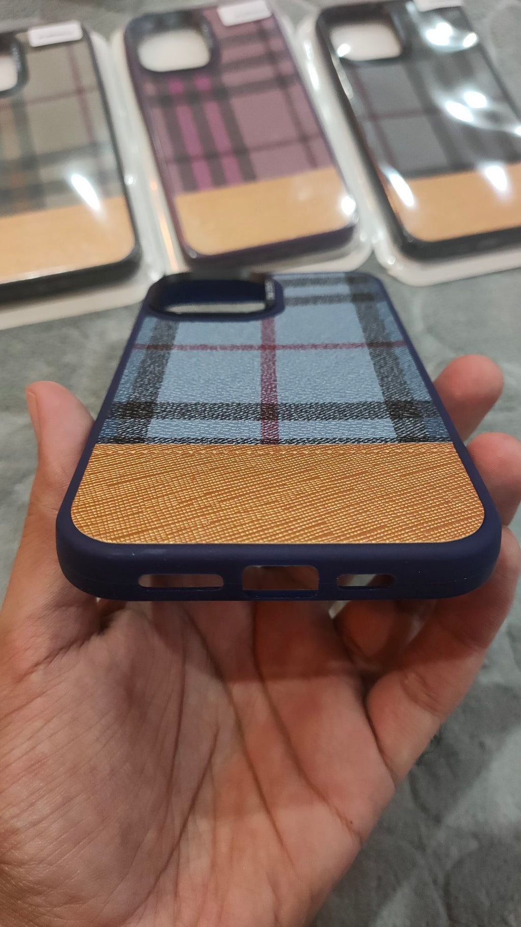 CASEPRO iPhone 12 Pro Max 6.7 PU Dual Tone Leather Back Case