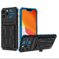 iPhone 12 Pro Max Shockproof Dual Layered Card Holder Kickstand Back cover
