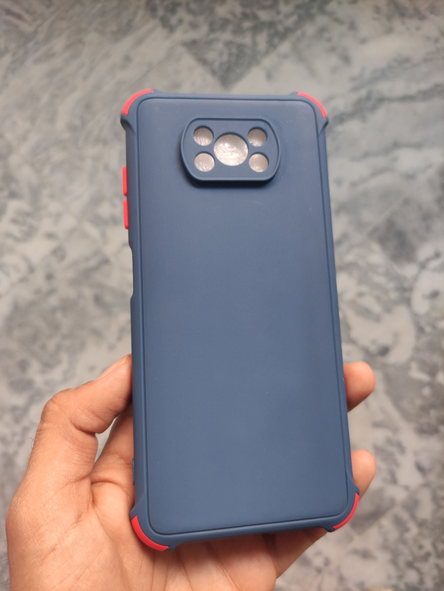 Poco X3/X3 Pro Soft Silicone Camera Protection Colour buttons back cover