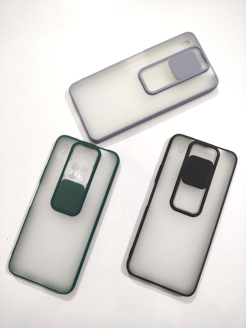 Huawei Y9A Matt Translucent Camera Slider Back Cover