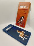Google Pixel 7Pro Premium Quality PU Embroidery Polo Design Back cover