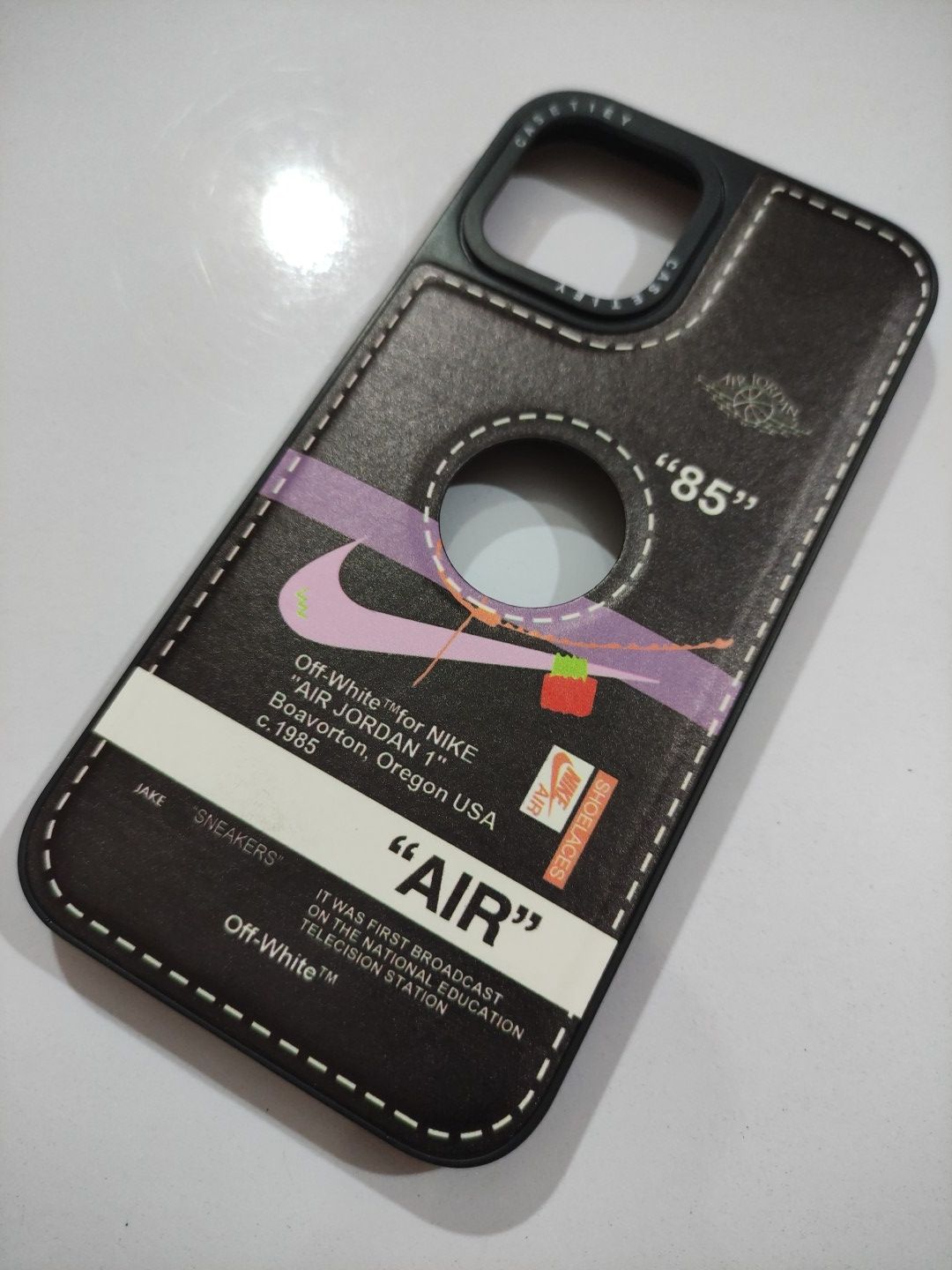 iPhone 12 Pro Max Soft Silicone CASETIFY Printed back Cover