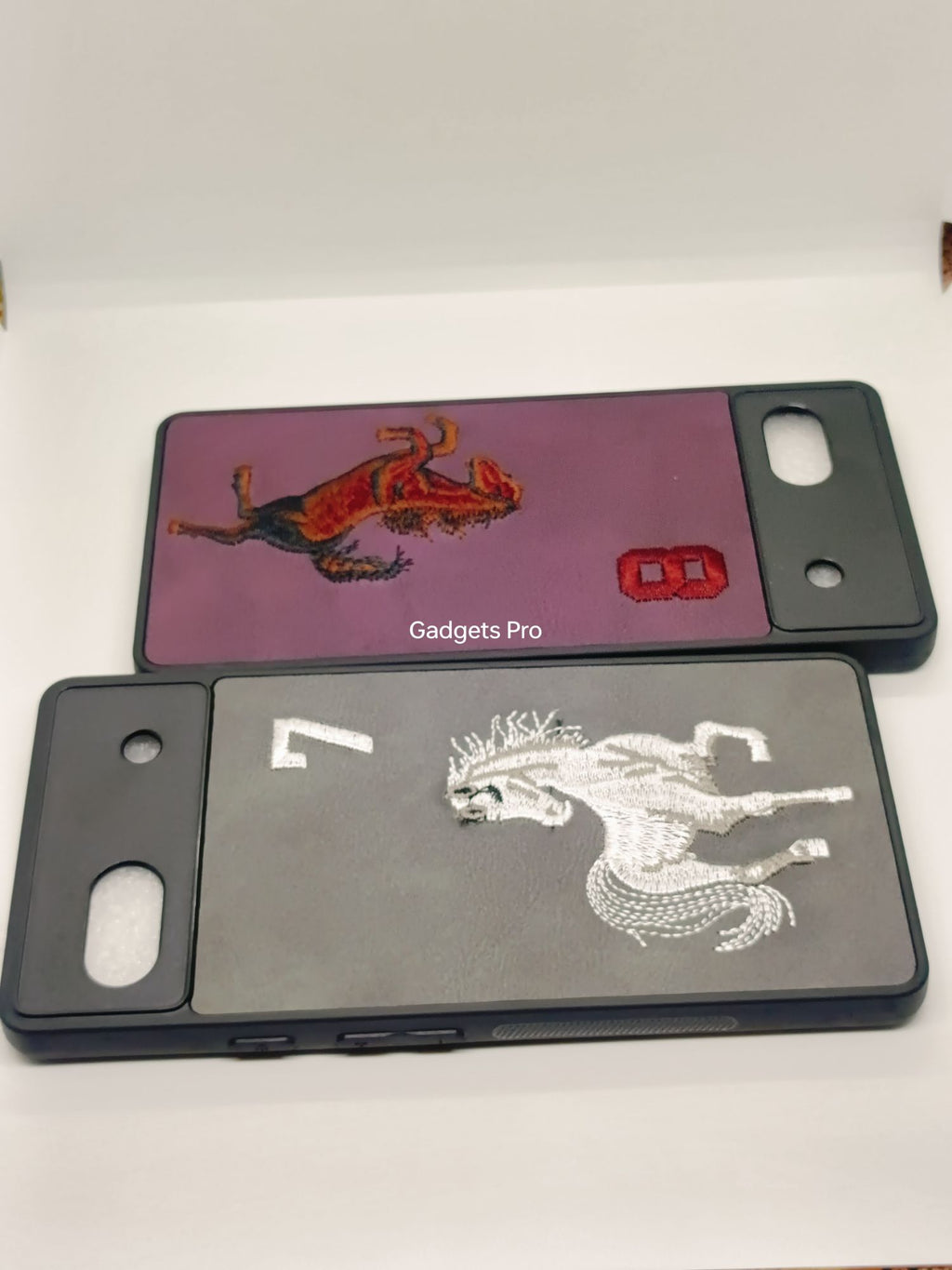 Google Pixel 6A Premium Quality PU Embroidery Polo Design Back cover
