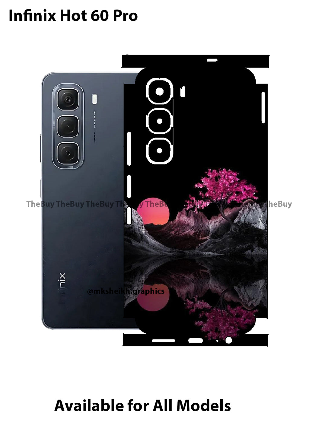 Infinix Hot 60 Pro Full Body Skin Wrap