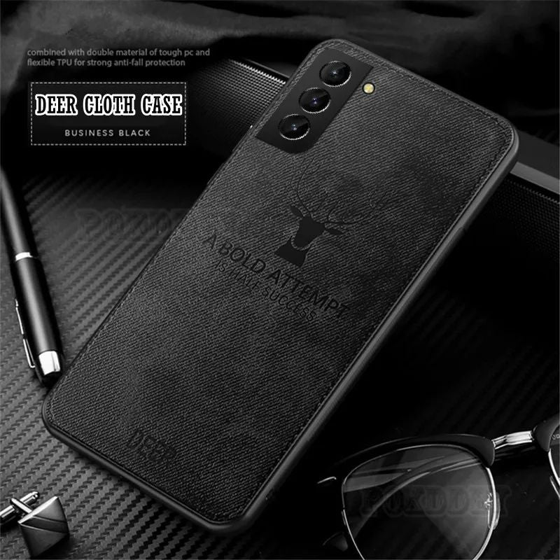 Samsung S21 FE Premium Quality Deer Fabric Case Cover