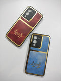 Infinix Note 12 G96 PU Golden Stripe Design Back Cover