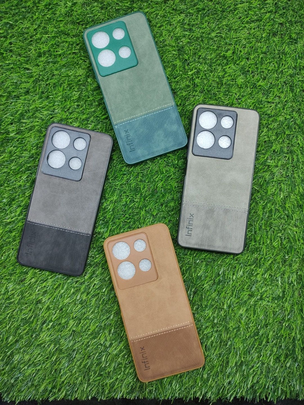 Infinix Note 30 PU Camera Protection Leather Back Cover