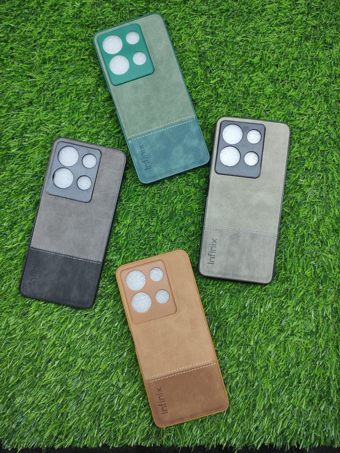 Infinix Note 30 PU Camera Protection Leather Back Cover