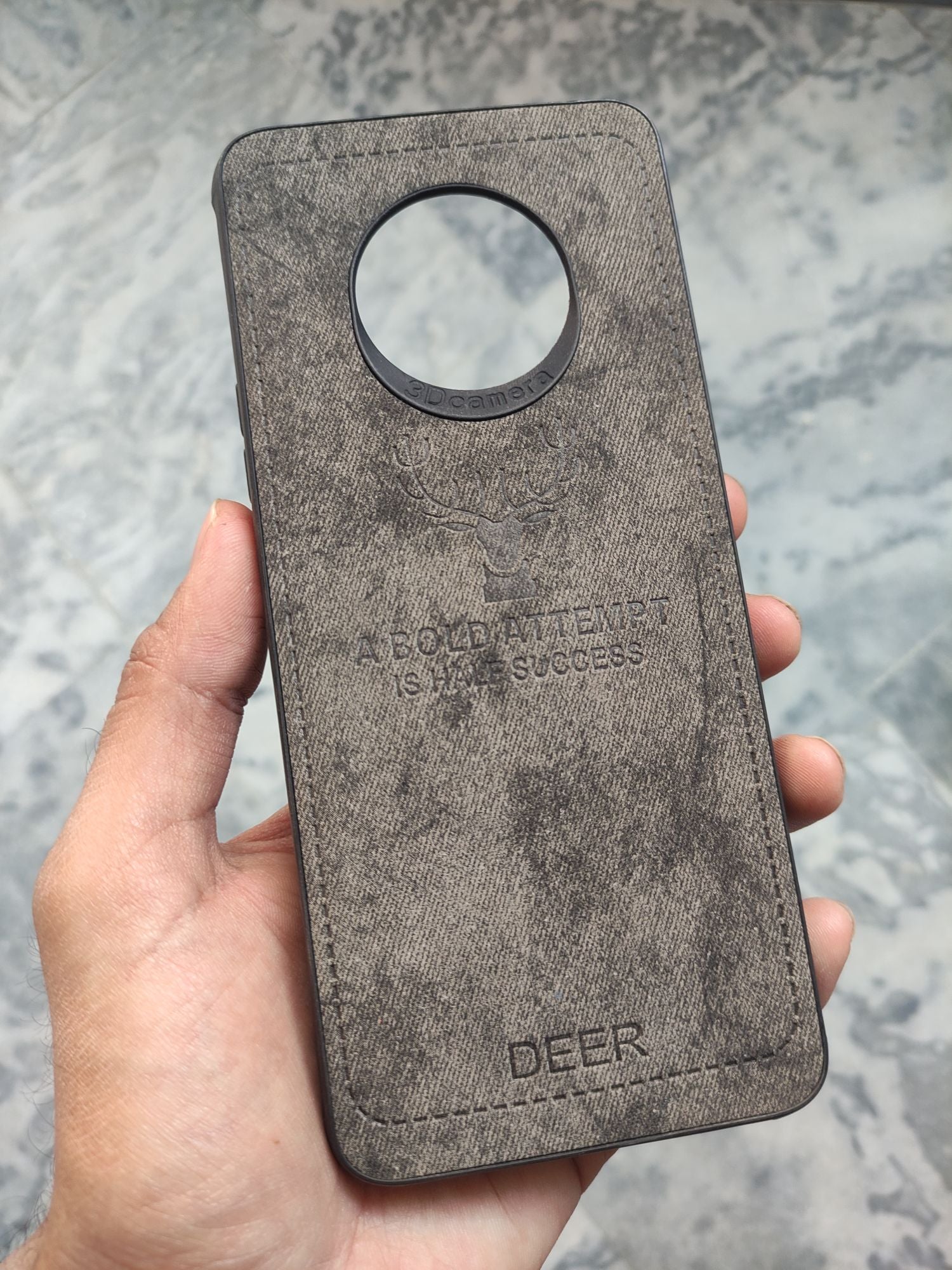 Infinix Note7 Soft Deer Fabrics Cloth back cover