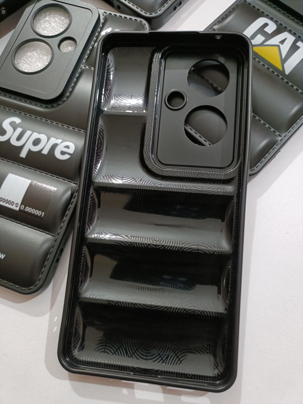 Oppo Reno 11F Soft Silicone Puffer Back Cover