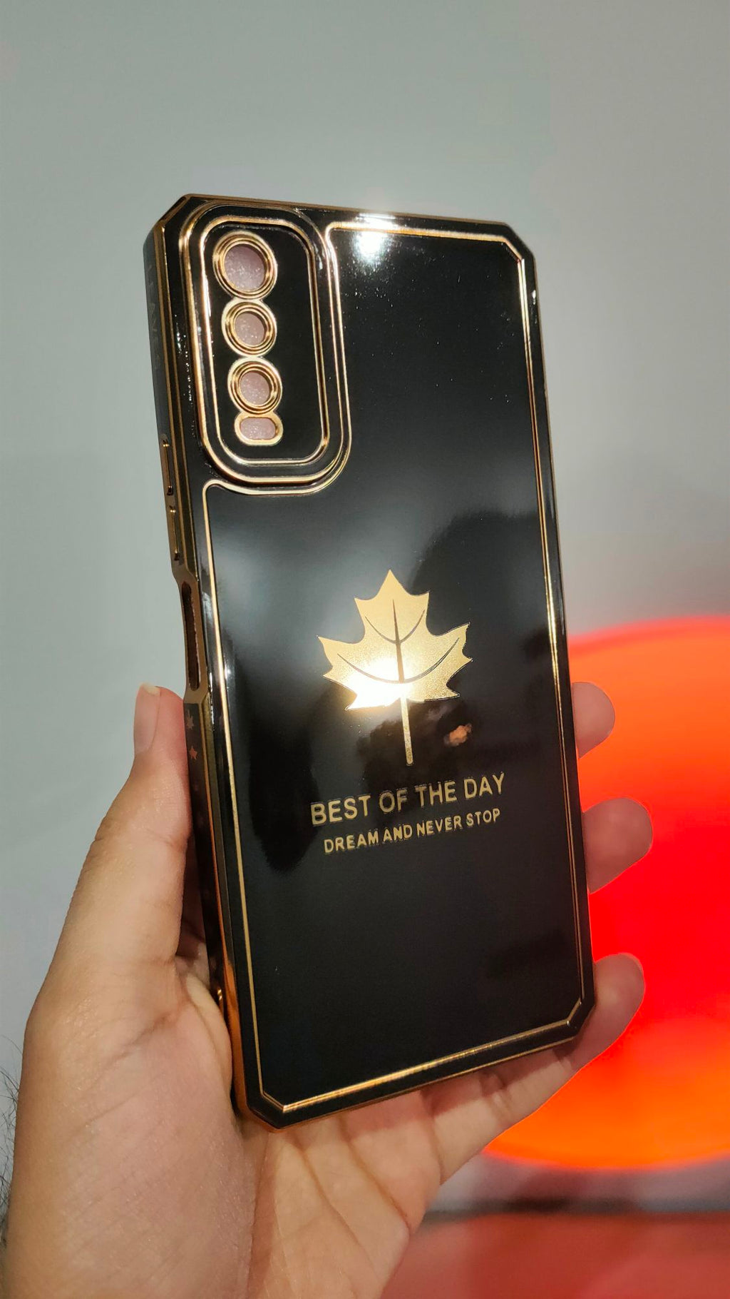 Vivo_Y20 Premium Quality Camera Protection Chrome Back Case Cover