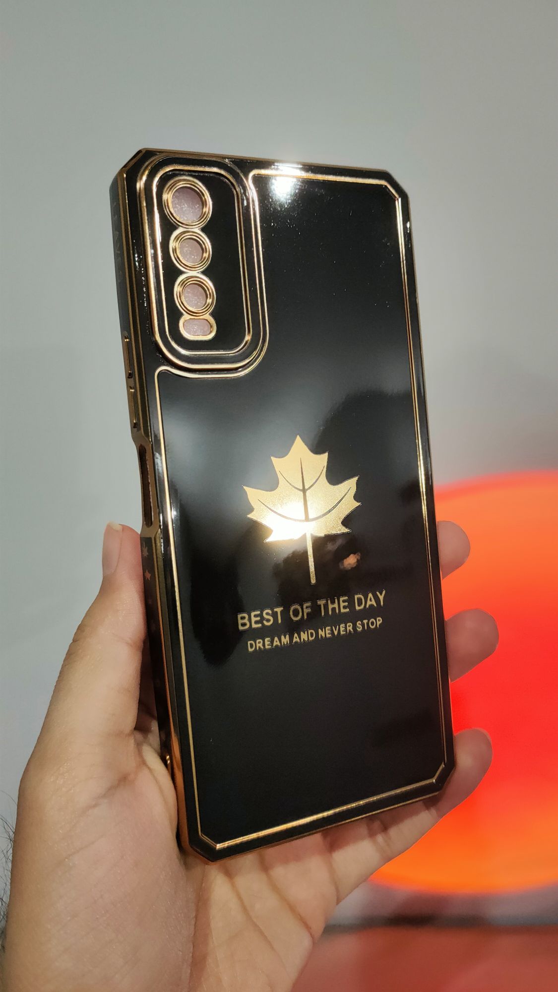 Vivo_Y20 Premium Quality Camera Protection Chrome Back Case Cover