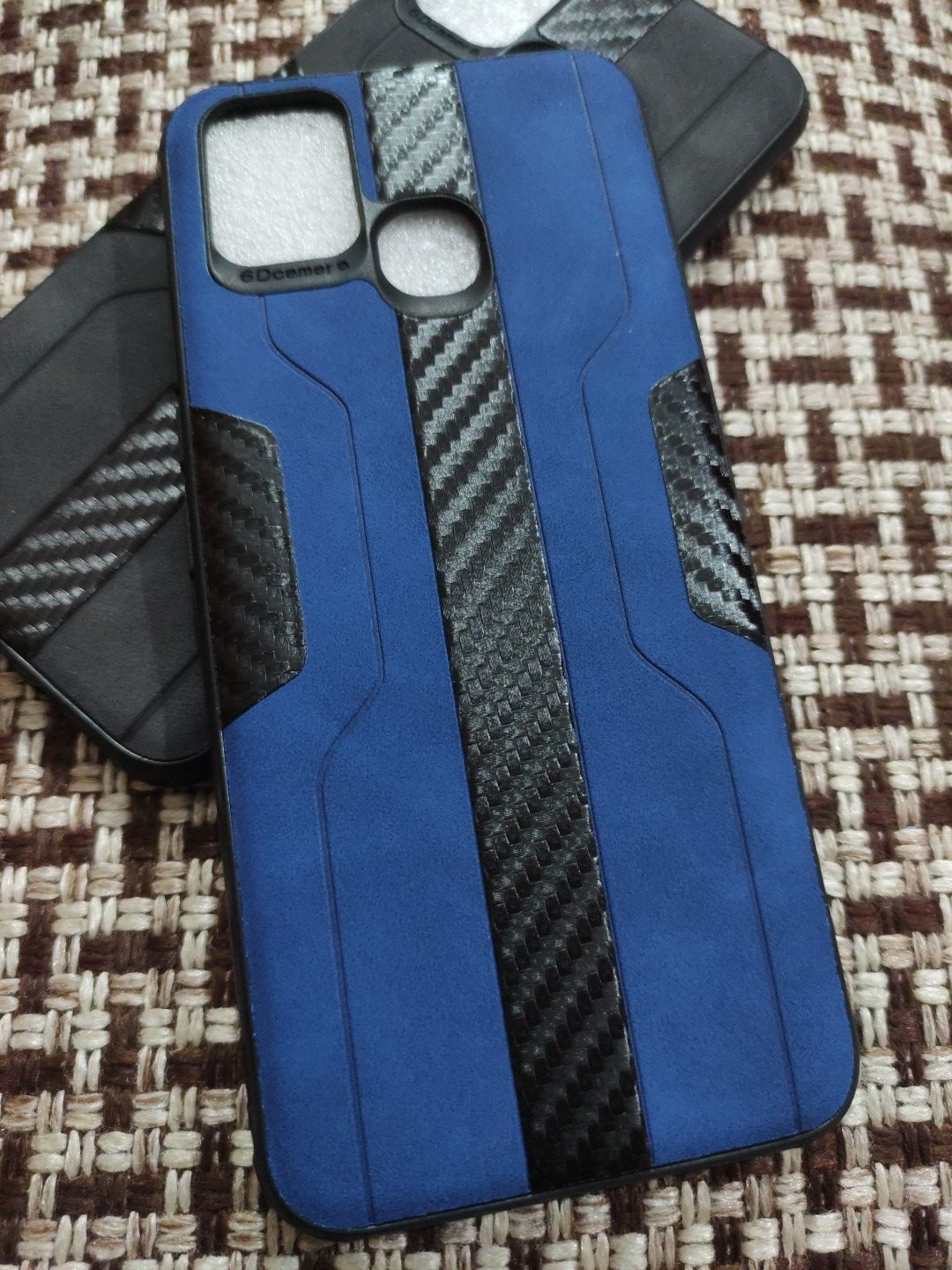Infinix Smart 5 Soft Silicone Fabrics Stripe Design Back Cover