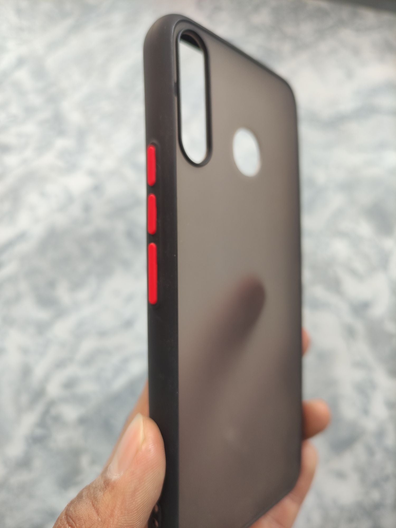Infinix Hot8 Matt Colour buttons back cover