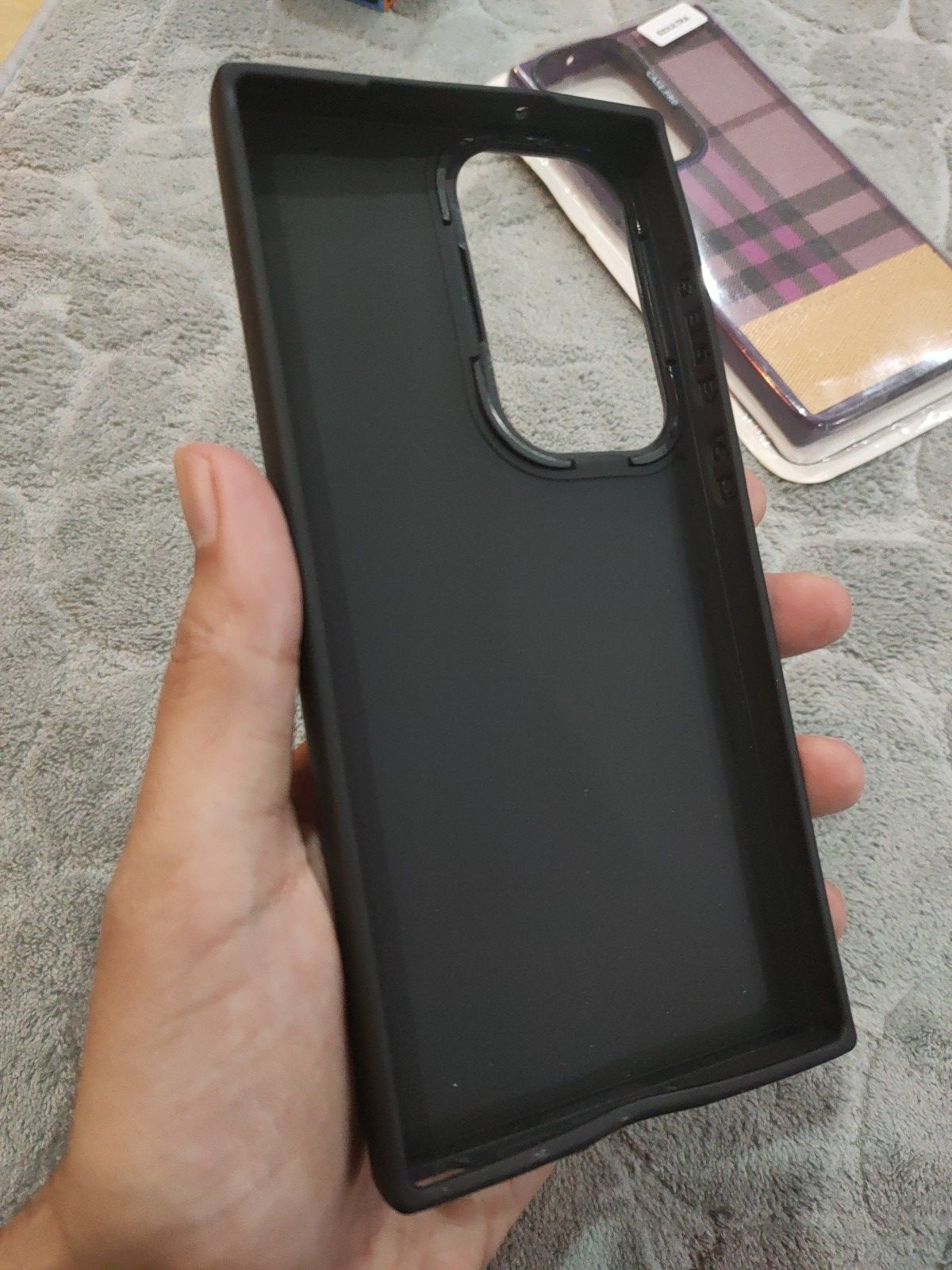 CASEPRO Samsung S23 Ultra PU Dual Tone Leather Back Case