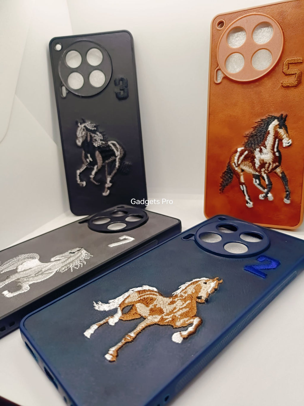Tecno Camon 30 PU Premium Quality Embroidery Polo Design Back cover