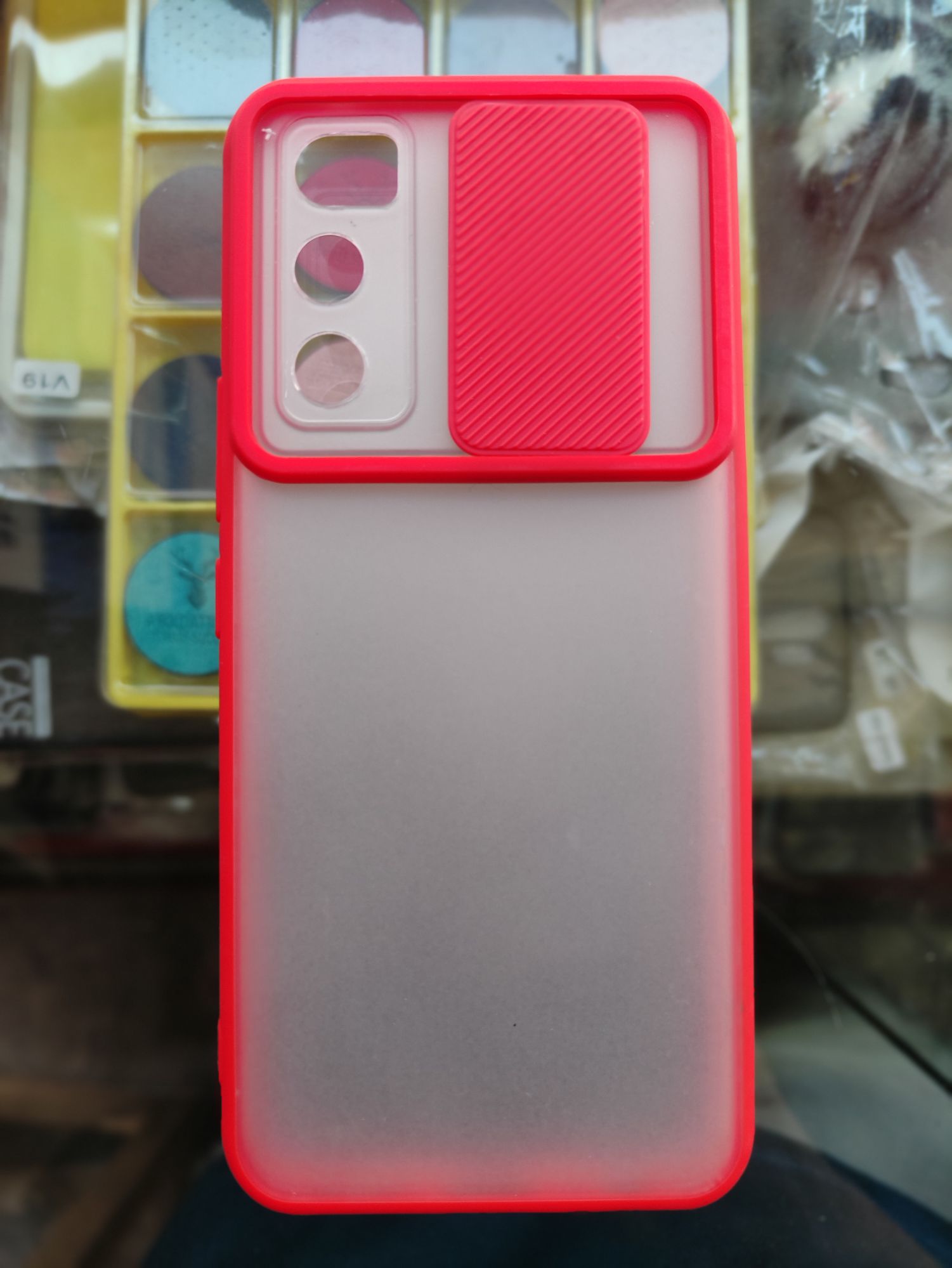 Vivo_V20 SE Matt Camera Protection Slider  Back cover
