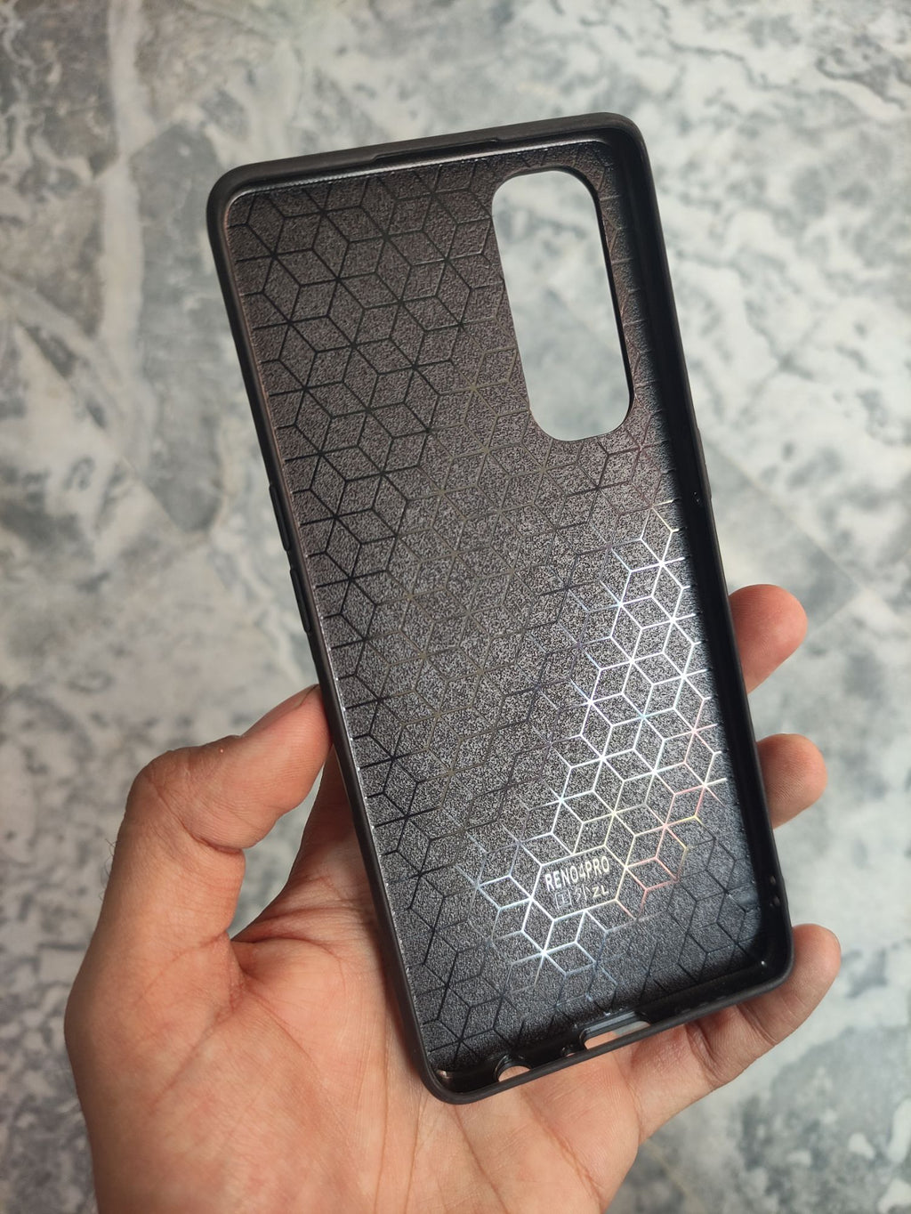Oppo_Reno 4 Pro 4G Premium Quality Leather Texture Ferrari Back Cover