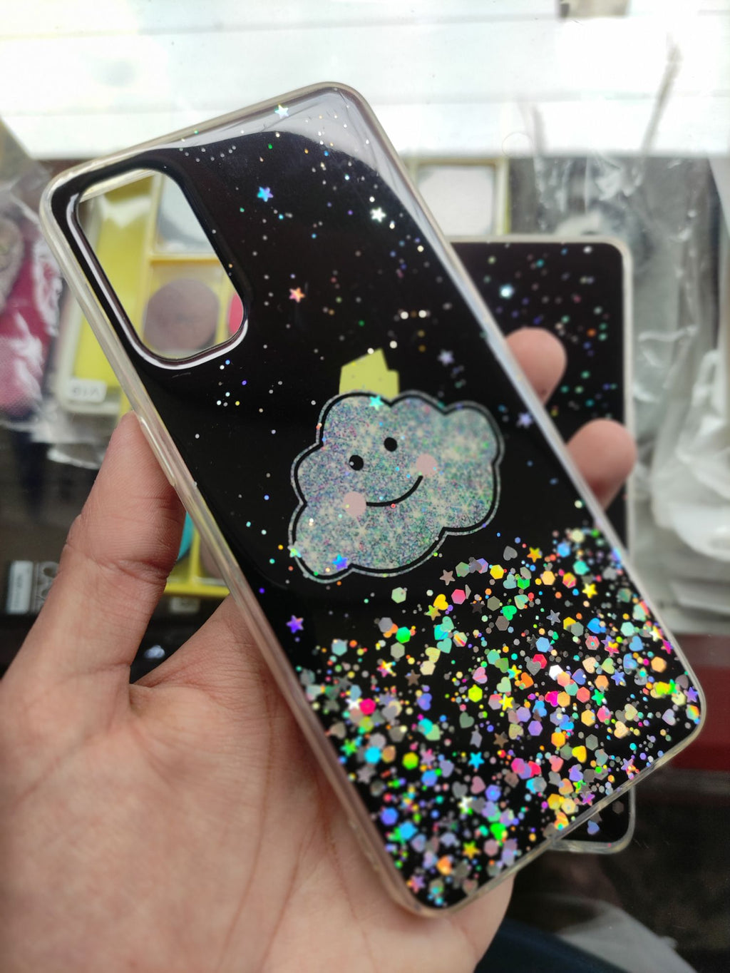 Oppo Reno4,Reno4 Pro 4G Fancy Soft Silicone Glitter Back cover