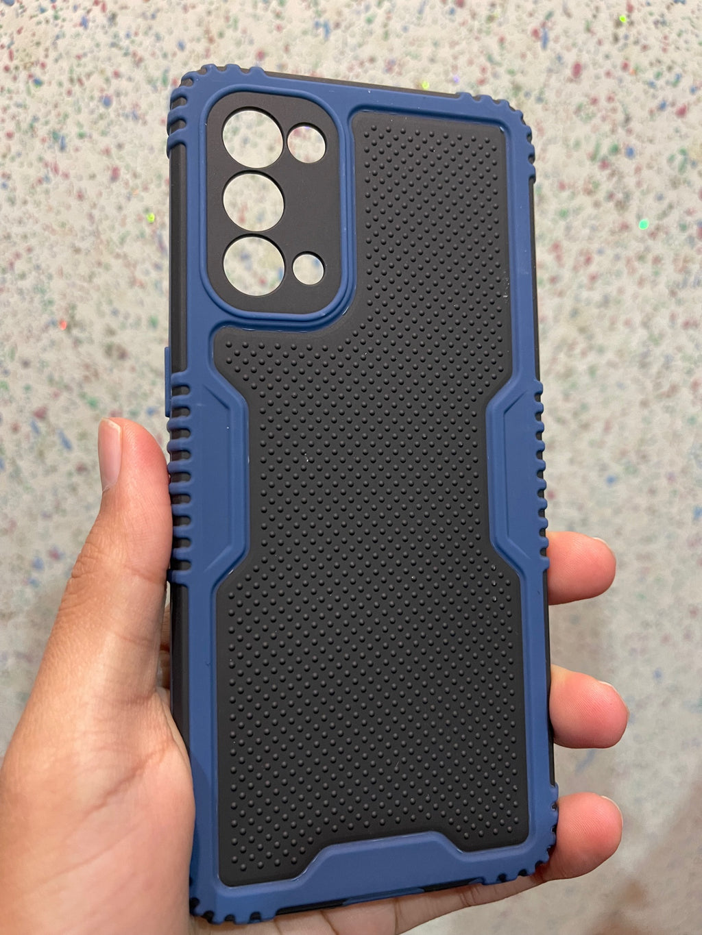 Oppo Reno 5 Shockproof Camera Protection Anti Slip Back Cover