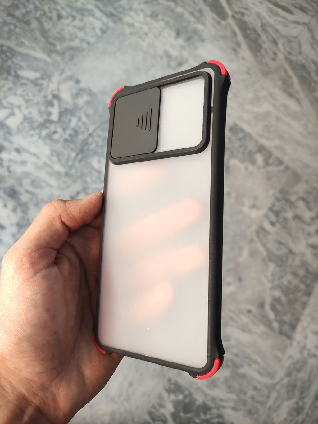 Samsung Galaxy A52 Matt Translucent Camera Slider Corners Protection back cover