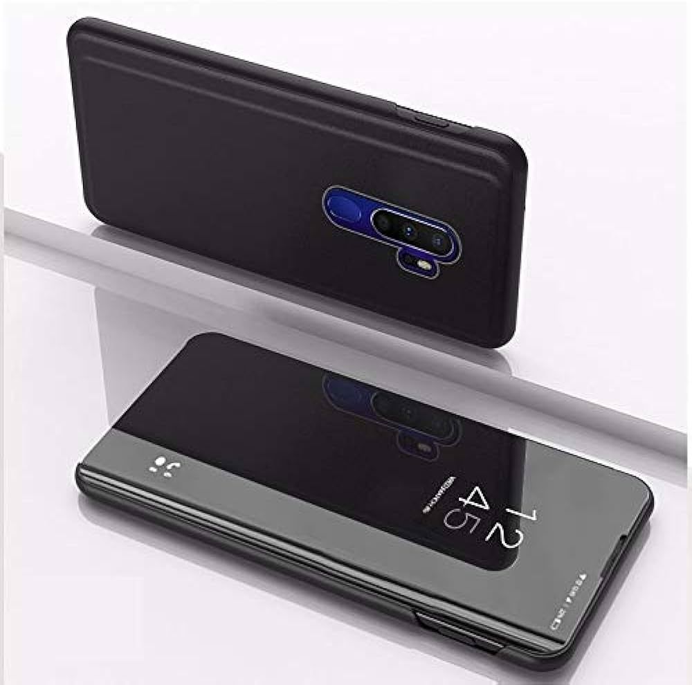 Oppo A9 2020 PC Clear View Standing Flip Cover