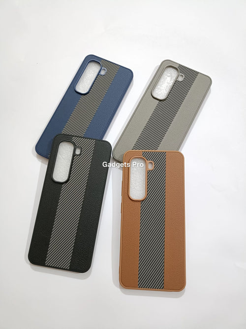 Infinix Hot 50 Pro PU Carbon Fiber Design Back Cover