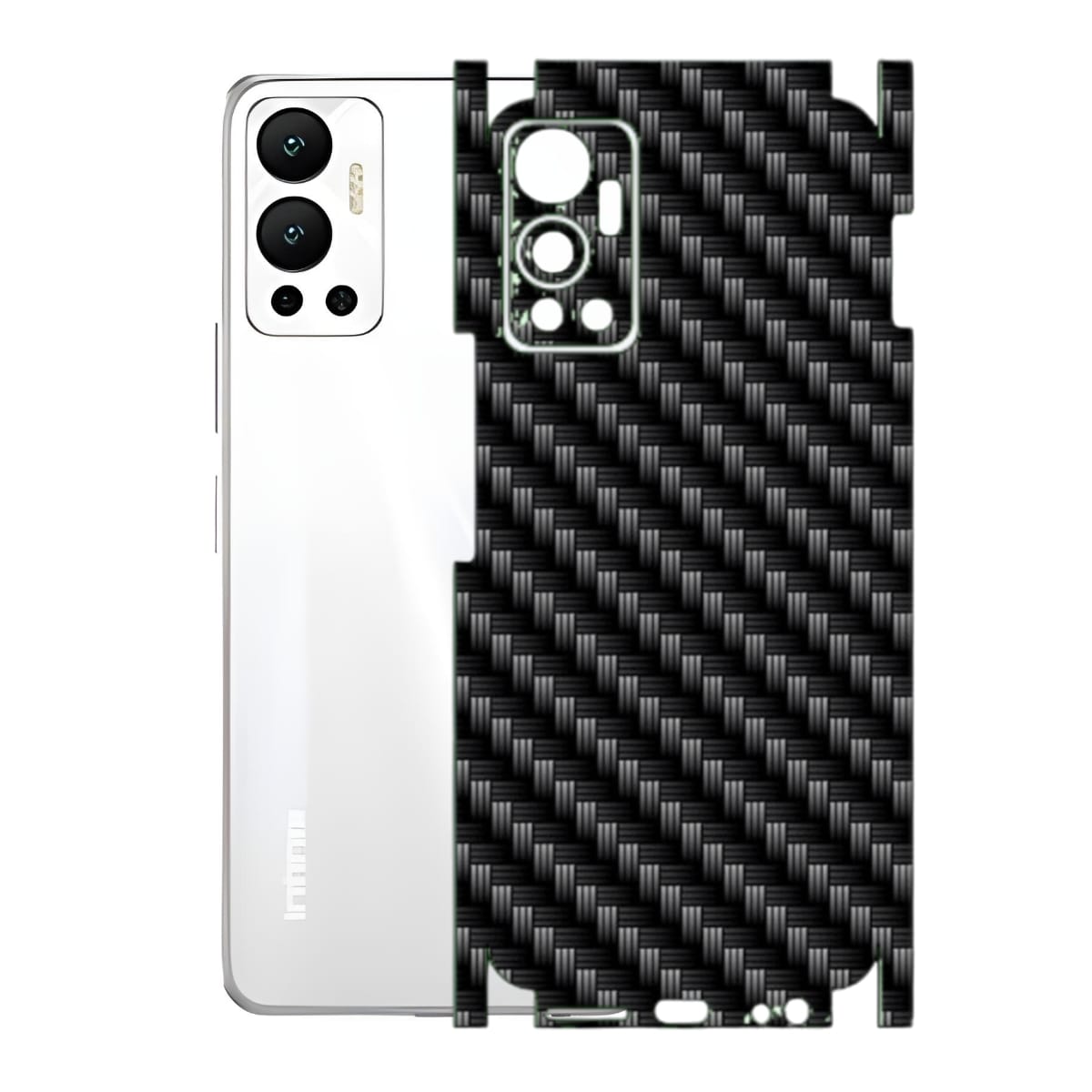 Infinix Hot 12 Carbon Fibre Texture Full Body Skin Wrap