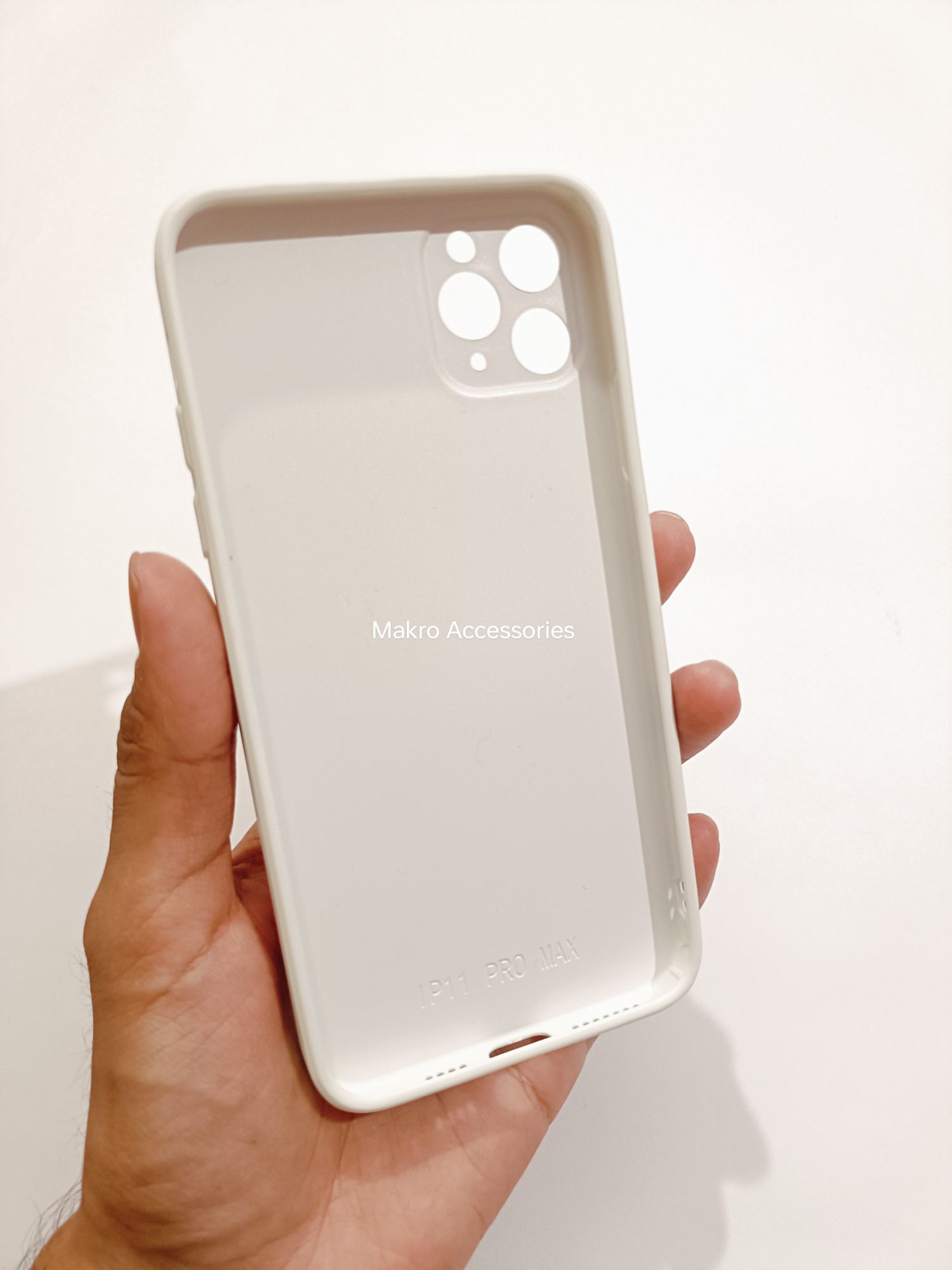 iPhone 11 Pro Max PC CD Pattern Reflective Soft Edges Back cover