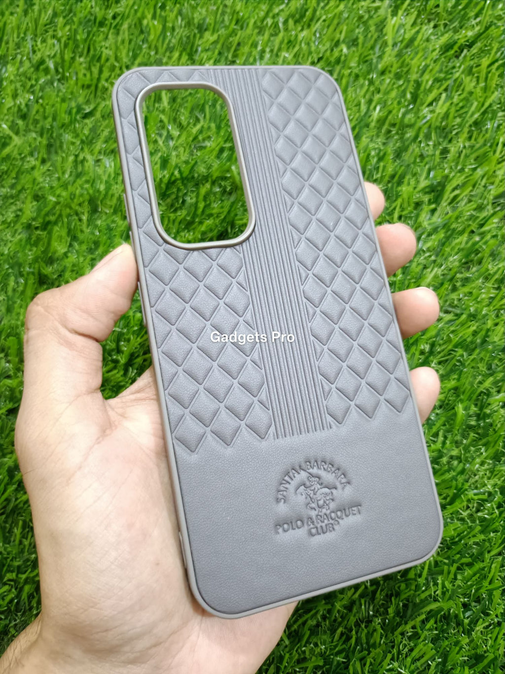 Tecno Spark 40 Pro Soft Silicone PU Leather Design Polo Back Cover