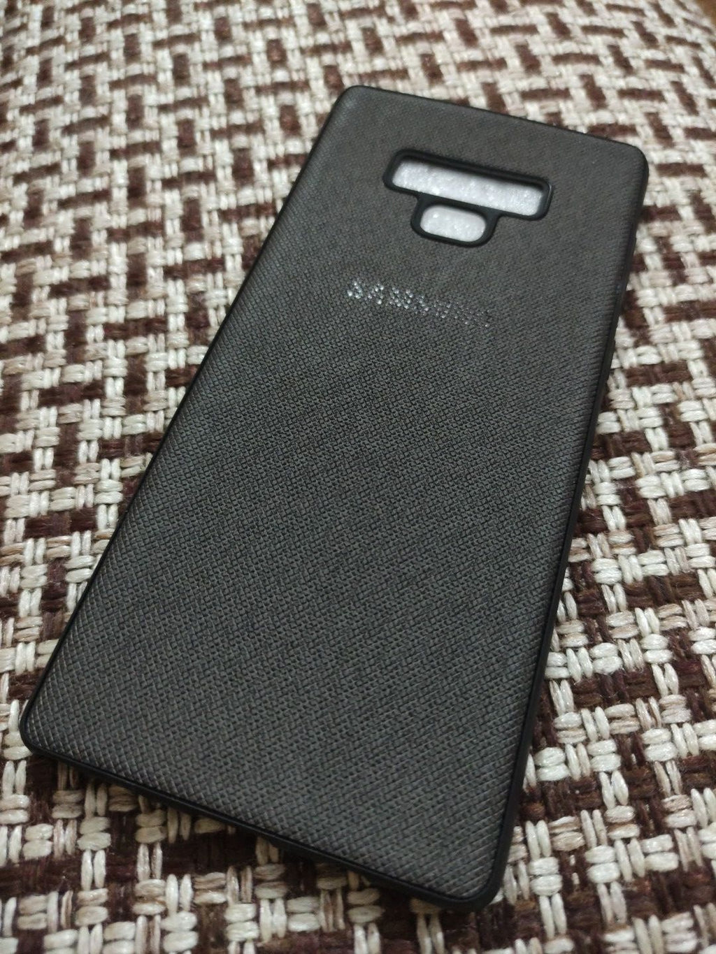 Samsung Galaxy Note 9 Soft Silicone Fabrics Cloth Back Cover