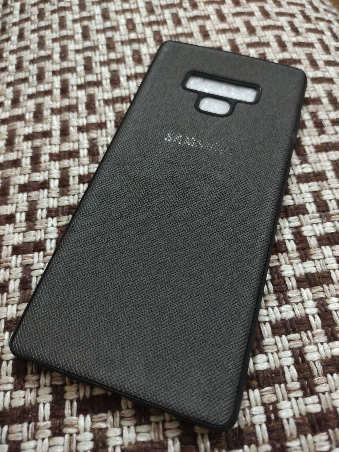 Samsung Galaxy Note 9 Soft Silicone Fabrics Cloth Back Cover