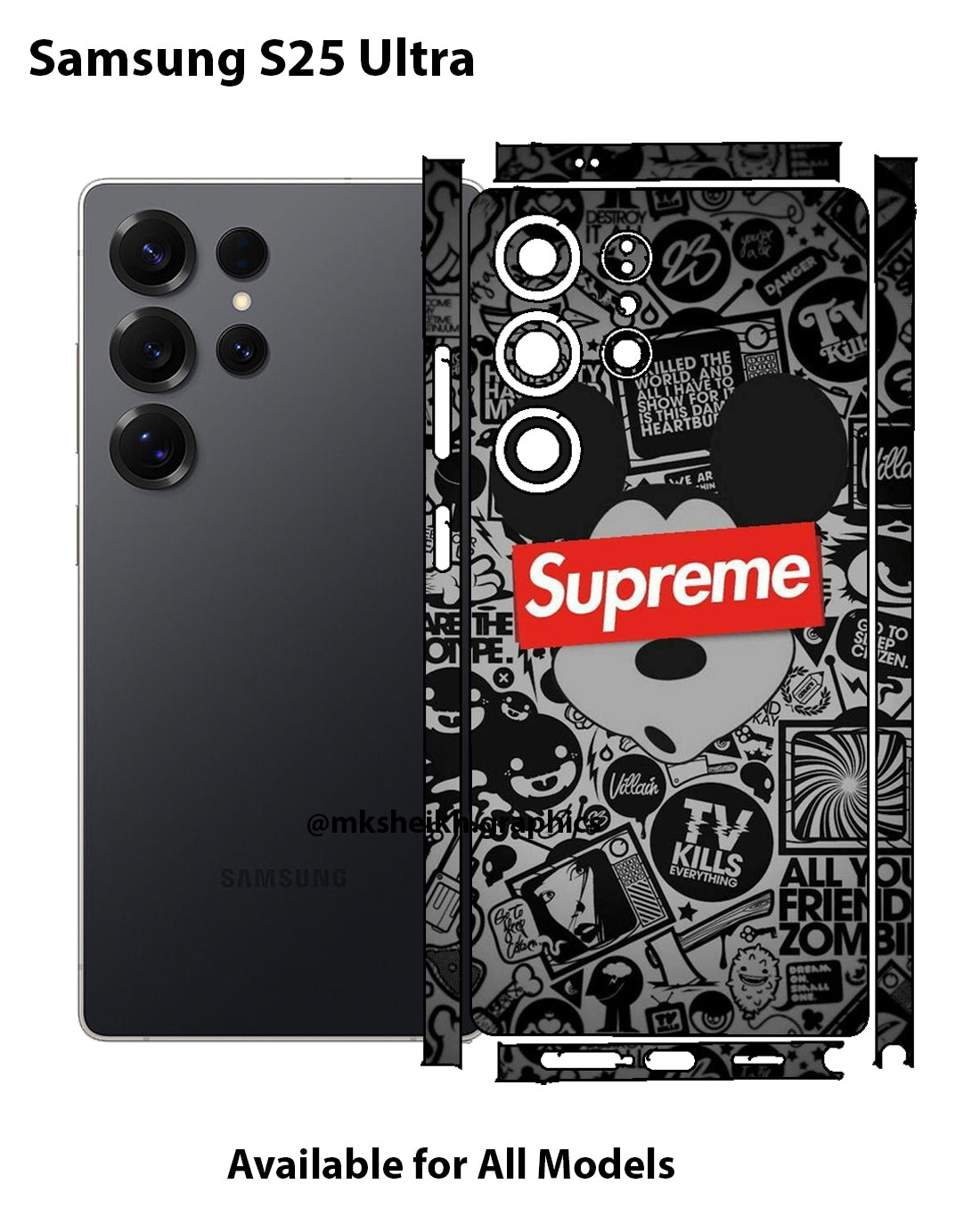 Samsung S25 Ultra Full Body Skin Wrap