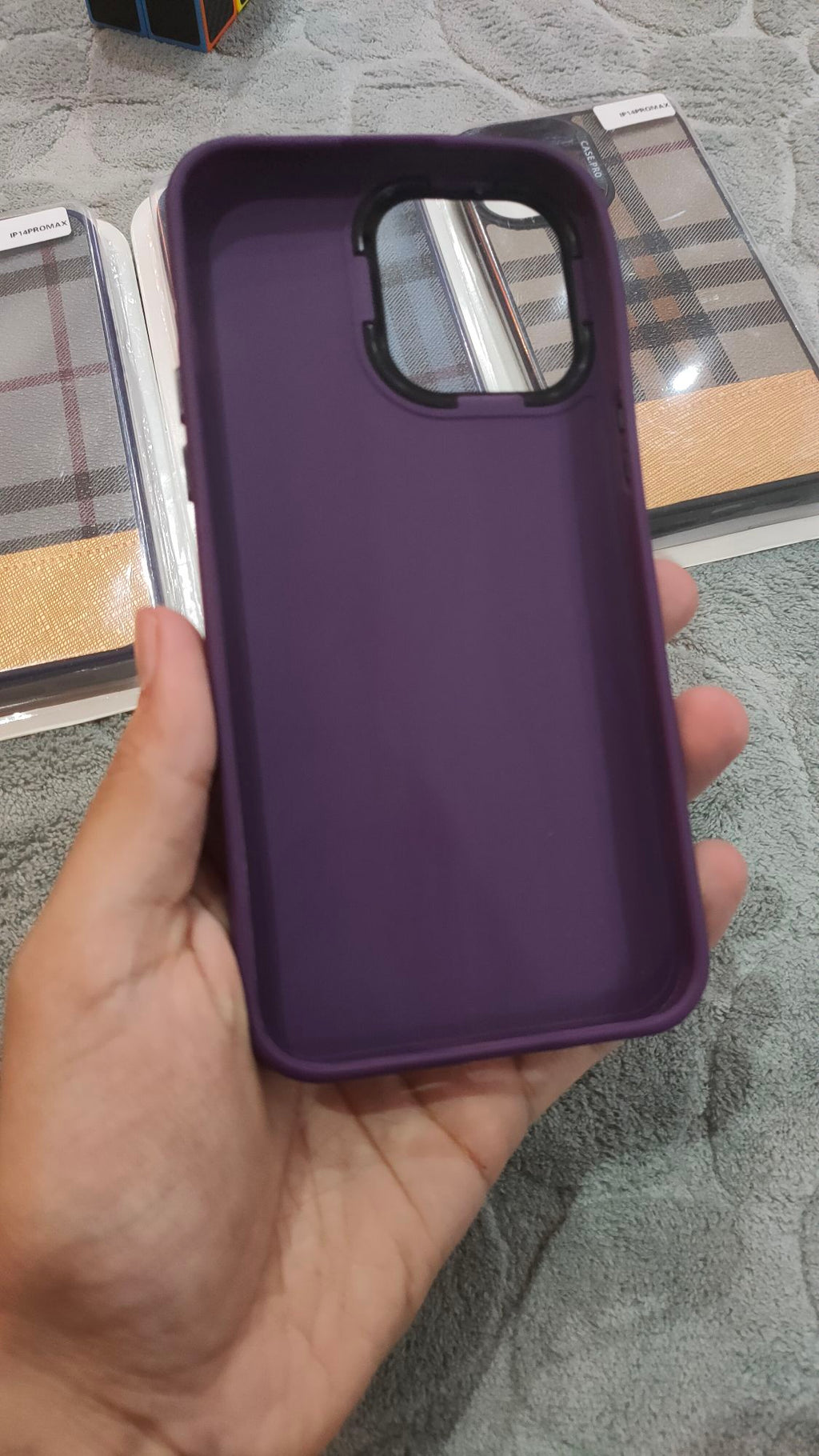 CASEPRO iPhone 14 Pro Max PU Dual Tone Leather Back Case