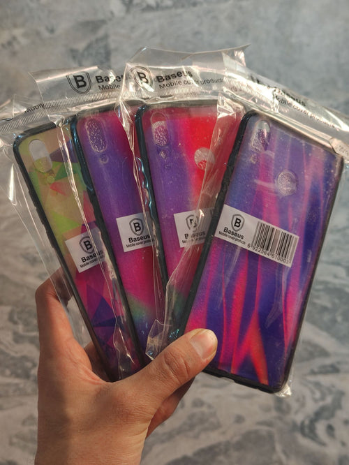 Huawei Y9 2019 Soft TPU PC Gradient Colourful Back Cover