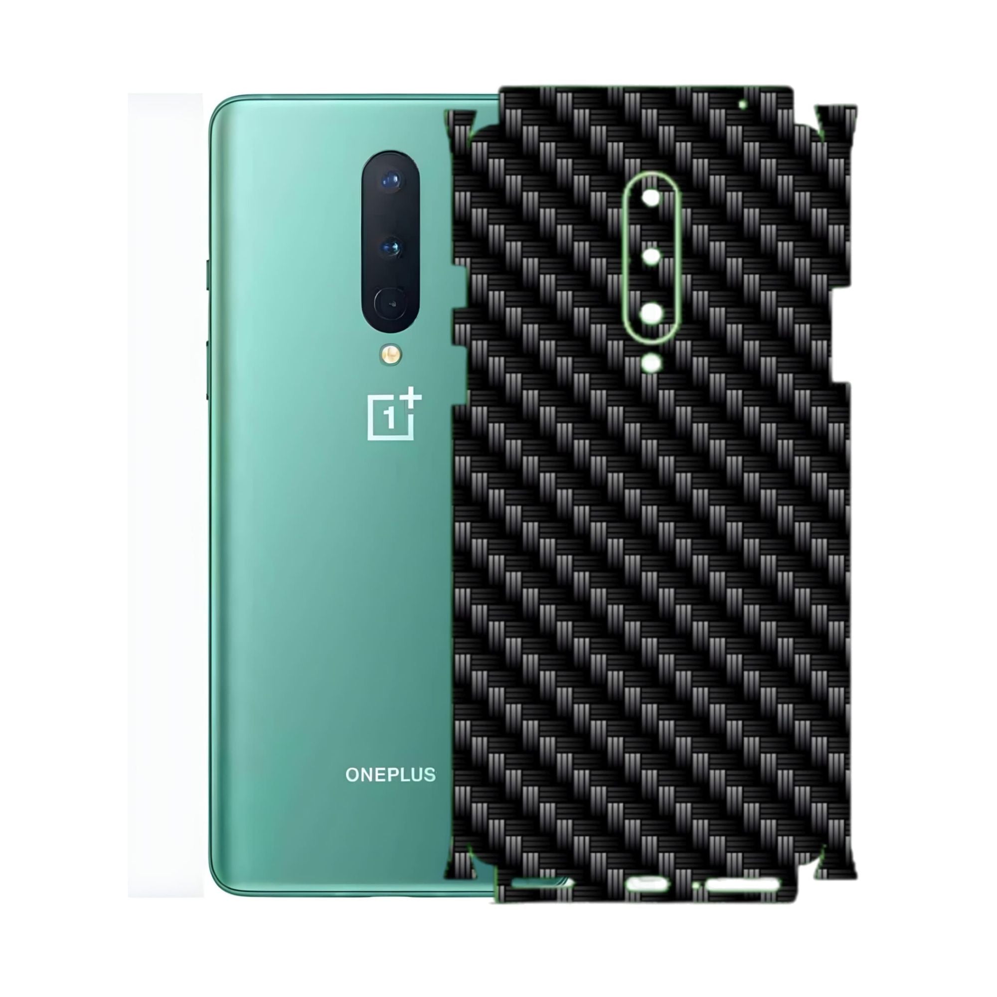 OnePlus 8 Carbon Fibre Texture Full Body Skin Wrap