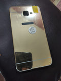 Samsung Galaxy A9 2016 Aluminium Frame Gold Plated Mirror Back Cover