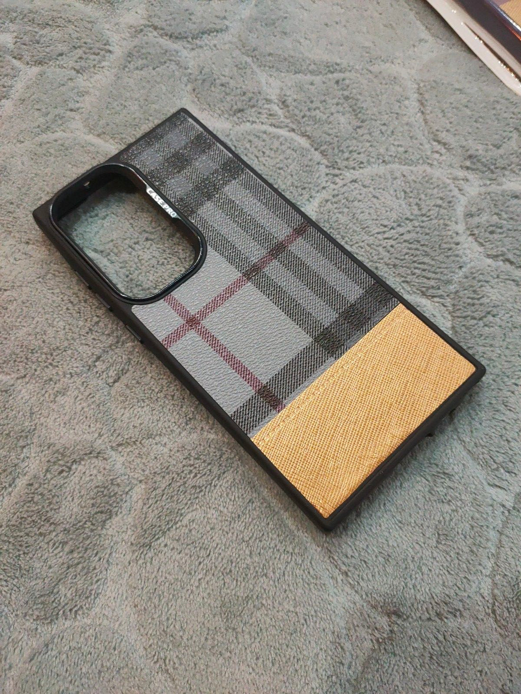 CASEPRO Samsung S23 Ultra PU Dual Tone Leather Back Case