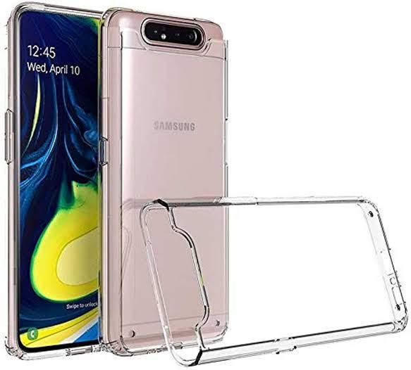 Samsung Galaxy A80/A90 Soft TPU Clear Transparent Back Cover