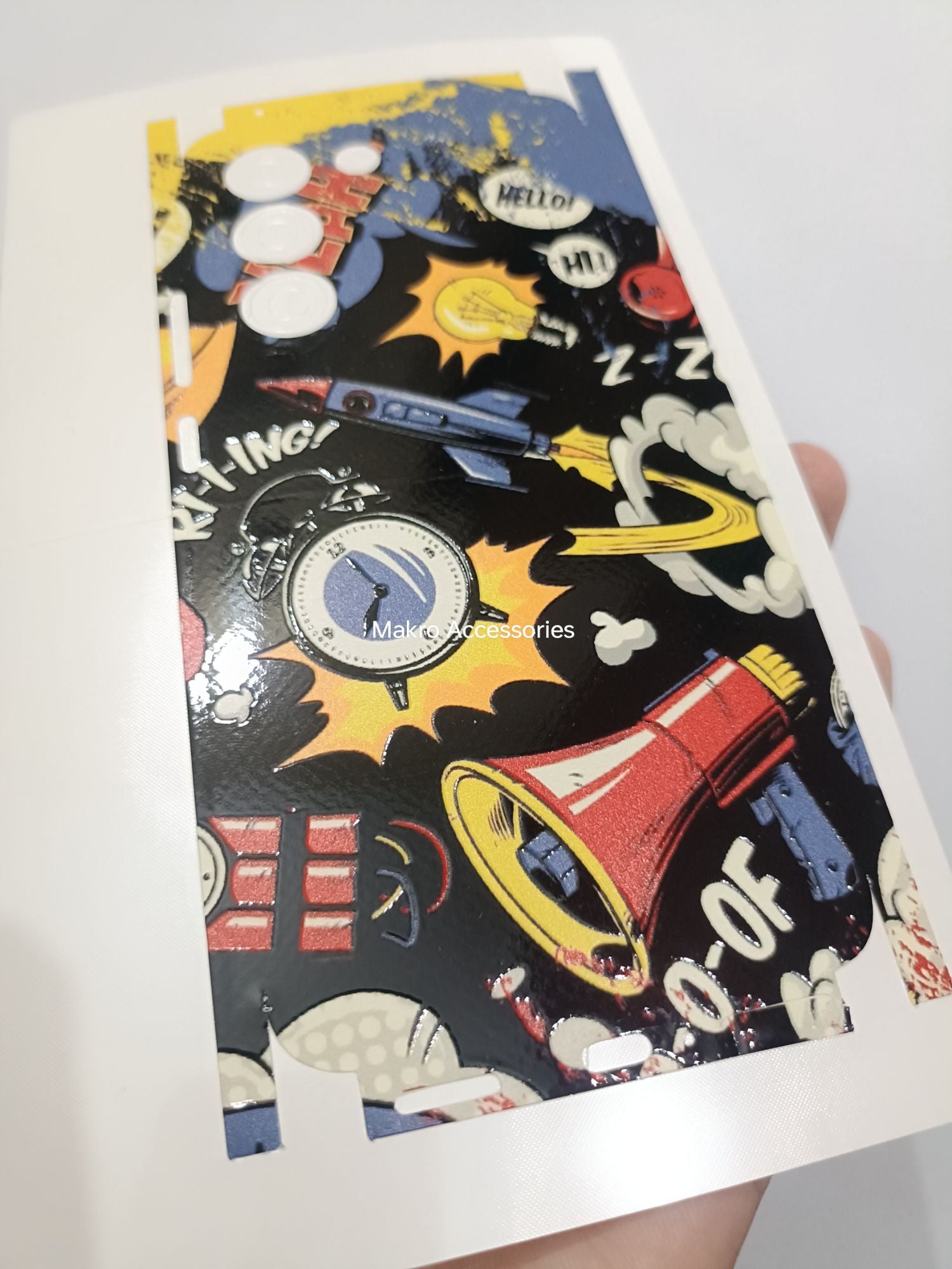 Vivo Y100 Premium Quality 3D Printed Back Skin Full Wrap