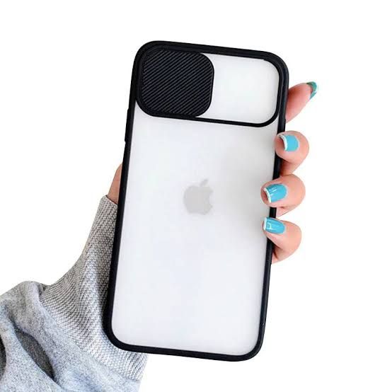 iPhone 11 Pro Max Matt Translucent Camera Slider Back Cover